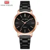 Womens watch High quality fashion waterproof steel band quartz watch MF0307L