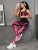 Saisies sur piste pour femmes Set Set Set Push Up Fitness Leggings Workout Top Top Tentime Tentime Pantalon Pantal