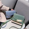 Shoulder Bags Small Size Bag Multipurpose PU Leather Crossbody For Girls Women's Totes Black/Brown/Haze Blue Simple Flat