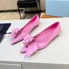 Dress Shoes Summer Pointed Toe Female Pumps Flower Decor Comfort Texture Banquet High Heels Real Leather Material Women Single