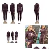 Saisies de piste pour femmes Imprimé de mode pour femmes Vêtements de créateurs de luxe Marques célèbres Matching Set Drop Delivery Apparel DHMKH DHSZF