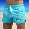 Men's Pants CCM Men Swimwear Swimsuit Swimming Trunks Mens Swim Briefs Maillot De Bain Homme Bathing Suit Surf Beach Wear Man Board Shorts