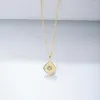 PENDANts Trendy Link Chain Necklace Star Star Geometric Gold Gioielli Pendant