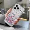 Case di telefoni cellulari Custodia trasparente per i fiore per Samsung A53 5G A54 A34 A33 A52 A32 A13 A12 A14 S23 Ultra S22 S21 S20 Fe Soft TPU Silicon Fund Cover