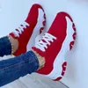 Casual Shoes Women Sneakers Fashion Platform Lace Up Sports Comfortable Running Ladies Vulcanized Female Footwear 42