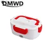 Bento Boxes Car Home 12V/24V/110V/220V Electric Heated Lunch Box Meal Warmer Bento Rice Cooker Food Steamer Heater Stainless Steel Container L49