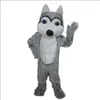 2024 Hoogwaardige vriendelijke Husky Dog Mascot Costuums Hallowen Stage Performance Activity Sales Promotie Kerstkleding Kostuums