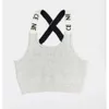 Designer CE Crop Womens Tops Tees Tanks Camis Sports Leisure Sexy Bottoming Vest Off Shoulder Tank Casual Sleeveless Backless Top Shirts