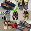 With Box Designer Sandal ballet slipper slider flat dressing shoes dancing Women round toe Rhinestone shoes Luxury leather riveted buckle shoes size 35-40