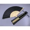 Figurine decorative Fan Bamboo Hand Fan White Ivory Nove Regalo Nomi personalizzati Souvenir Grazie ospite Bombaliere