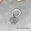 Keychains Nedar Bohemia Shell en acier inoxydable Keychain pour femmes sac à main Hangle Carleur de clés conch keyring bijoux