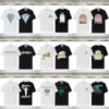 Casablanca Summer New Swan Tennis Sports Casual Short sleeved T-shirt Fashion Brand Men's and Women's