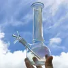 8 inç gökkuşağı cam bong sigara su borusu nargile el boruları kabarcık 14mm kase