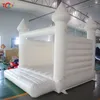 10 / 13ft House de rebond blanc gonflable extérieur PVC Château gonflable / Moon Bounce House / Bridal Bounce House avec souffleur d'air