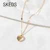 Pendant Necklaces SKEDS Fashion Heart Necklace Choker For Women Girls Korean Style Chain Accessories Jewelry Elegant