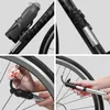 X-Tiger Mini Portable Cykelpumpar Portable High Pressure Bicycle Air Pump Presta och Schrader Adapter Lätt Mini Bike Pump 240410