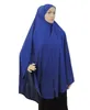 Overhead Hijab Long Khimar Femmes Musulman Veil prière Eid Ramadan Turban Headscarf Enveloppe la coiffure arabe de dinde islamique Burqa Top240403