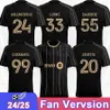 2024 25 Los Angeles FC Mens Soccer Jerseys Long Tillman Atuesta Ilie Ordaz Darboe Home Football Shirt Kort ärm Vuxna uniformer