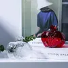 Vasi di vetro melograno Vaso decorazione per la casa Fiore per frutta Cachepot Fiori della stanza Decorazione Creatività Nordica