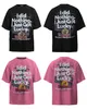 VTM Letters 777 Lucky Vintage футболка Двойная футболка с короткими рукавами для печати мужская повседневная футболка для женской одежды в стиле хип-хоп