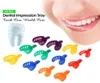 12PCS Wrażenie dentystyczne Tray Plastikowy U Kształt Zęby Uchwyt zębów Autoklowne zęby Listy doustne narzędzie do pielęgnacji zdrowia 7107237