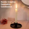 Bandlers 1 PC Portable Desktop Candles de chandelier Adormage en métal Porte-trace