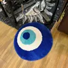 Laakea Circle Circle Tapis moquette en peluche confortable Chambre faite à la main ultra douce et moelleuse haute qualité pour Halloween 240318