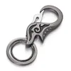 سلاسل مفاتيح مفاتيح حبلات Dalaful Simple Flame Key Rings حامل فريدة من نوعها Metal Monyrings Heains Gift for Men Women Car K360 D240417