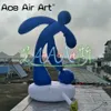 wholesale 11.5ft H Inflatable Sport Man Event Football Player with Base for Advertising or Decoration