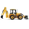 Diecast Model Cars Double E E589 RC Backhoe Loader 1 20 Excavator Remote Control Vehicle Engineering Vehicle Truck Bulldozer Trailer Toy J240417