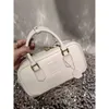 Bags Totes New Niche Design Genuine Leather Bowling Bag Instagram, Internet Celebrity Da Tongtong, Same Portable Boston for Women