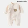 Long Sleeve Baby Casual Jumpsuits Baby Boys Girls Toddler Rompers Cotton Bebe Jumpsuit Clothing Outfits Soft One-Piece Pajamas 240417