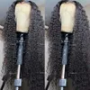 30 Inch Long 13X4 Deep Wave Front Wigs Loose Water Curly Synthetic Lace Frontal Closure Hair Wig For Women 250 Density al