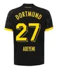 Dortmunds 23 24 Soccer Jerseys Kids Kit 4番目の4番目のスペシャルサンチョ2023 2024カップトリコット50周年記念サッカーシャツホーム