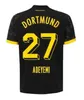 Dortmunds 23 24 Kit infantil de Jerseys de futebol quarto 4º especial Sancho 2023 2024 Cup Trikot 50º aniversário Camisa de futebol para casa fora do terceiro haller Reus Moukoko Brandt Conjuntos