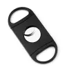 Manico in plastica nera di alta qualità doppia due 2 2 in acciaio inossidabile per tagliata a forbici per tagliata a forbici tasca
