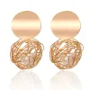 Charm Fashion Statement Earrings 2024 Big Geometric For Women Hanging Dangle Drop Earing Modern Jewelry Delivery Otjjz