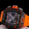 Mechanical Automatic Watches Swiss Famous Wristwatches Watch Men's Watch Rm 11-03 Ntpt Orange HBNC