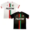 2024 Jerseys de football de Palestine Stripe Stripe Red Green Football Shirt War Justice March Football Uniforme S-4XL