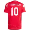 2024 Euro Cup Soccer 19 Barnabas Varga Jerseys 4 Attila Szalai 18 Zsolt Nagy 10 Dominik Szoboszlai 13 Andras Schafer Adam Lang Football Shirt National Team XiongYaLi