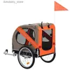 Dog Carrier New Large Pet Bicycle Trailer Cat Dog Cart Folding Outdoor Riding Travel Trailer Pet Out Carry Pet Stroller Cat Carrier L49