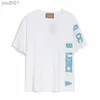 Men's Casual Shirts mens t shirt designer shirt mens tees luxury cotton fashion casual short-sleeved co-branded letter-printed lovers same style