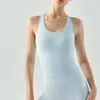 AL-122 AL YOGA TOP FEMMES FACE Back Sports Yoga Vest Nude Elastic Shock Sports Fitness Top Top