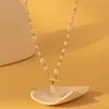 Girocollo vintage imitazione irregolare collana a ciondolo perle per donne donne da donna alla moda festa di compleanno regalo gioiello all'ingrosso