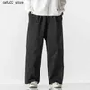 Pantaloni maschili da uomo pantaloni di merce pantaloni sportivi sciolti di pantaloni harem coreani pantaloni da uomo oversized abbigliamento maschile di grandi dimensioni 5xl q240417