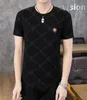 B0606 Designer T-shirt Zomer Korte mouw Slim Fit Luxury T-shirt Brand Witte mannen T-shirt T-shirt Menskleding