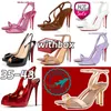 Sapatos de vestido saltos altos saltos de grife de luxuria plataforma feminina designers femininos Promdress peep-toes sandálias sexy pontas pontiagudas vermelhas vestido de mulher