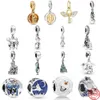 925 Sterling Silver fit women charms Bracelet beads charm Castle Flower Fairy Rabbit wings