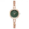 Wristwatches Love Vintage Bracelet Round Small Dial Quartz Watch Ladies Waterproof Wristwatch Female Elegant Clock Luxury Gift