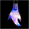 Other Wedding Favors Large Led Halloween Outdoor Light Hanging Ghost Party Dress Up Glowing Spooky Lamp Horror Props Home Bar Decora Dhho7